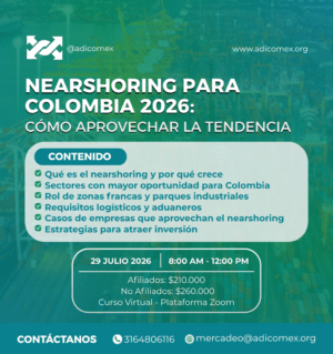 Curso Nearshoring para Colombia 2026: Cómo aprovechar la tendencia