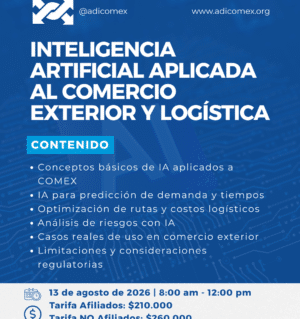 Curso Inteligencia Artificial aplicada al Comercio Exterior y la Logística