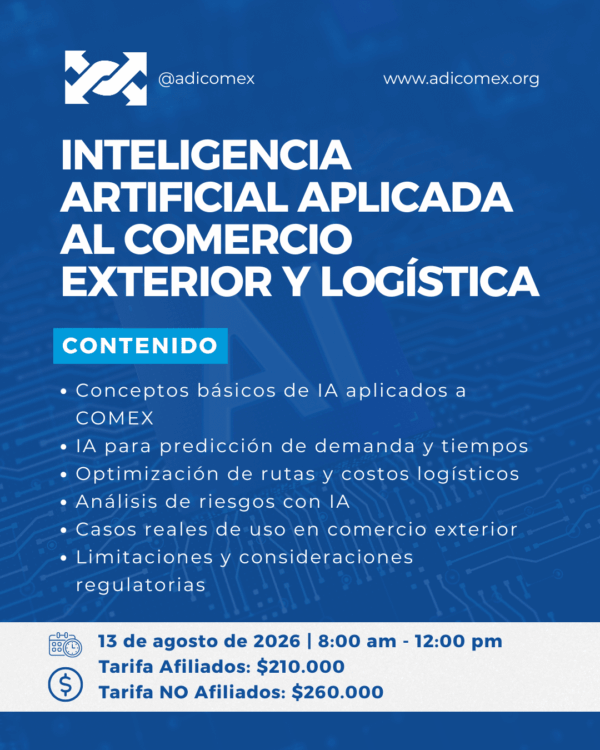 Curso Inteligencia Artificial aplicada al Comercio Exterior y la Logística
